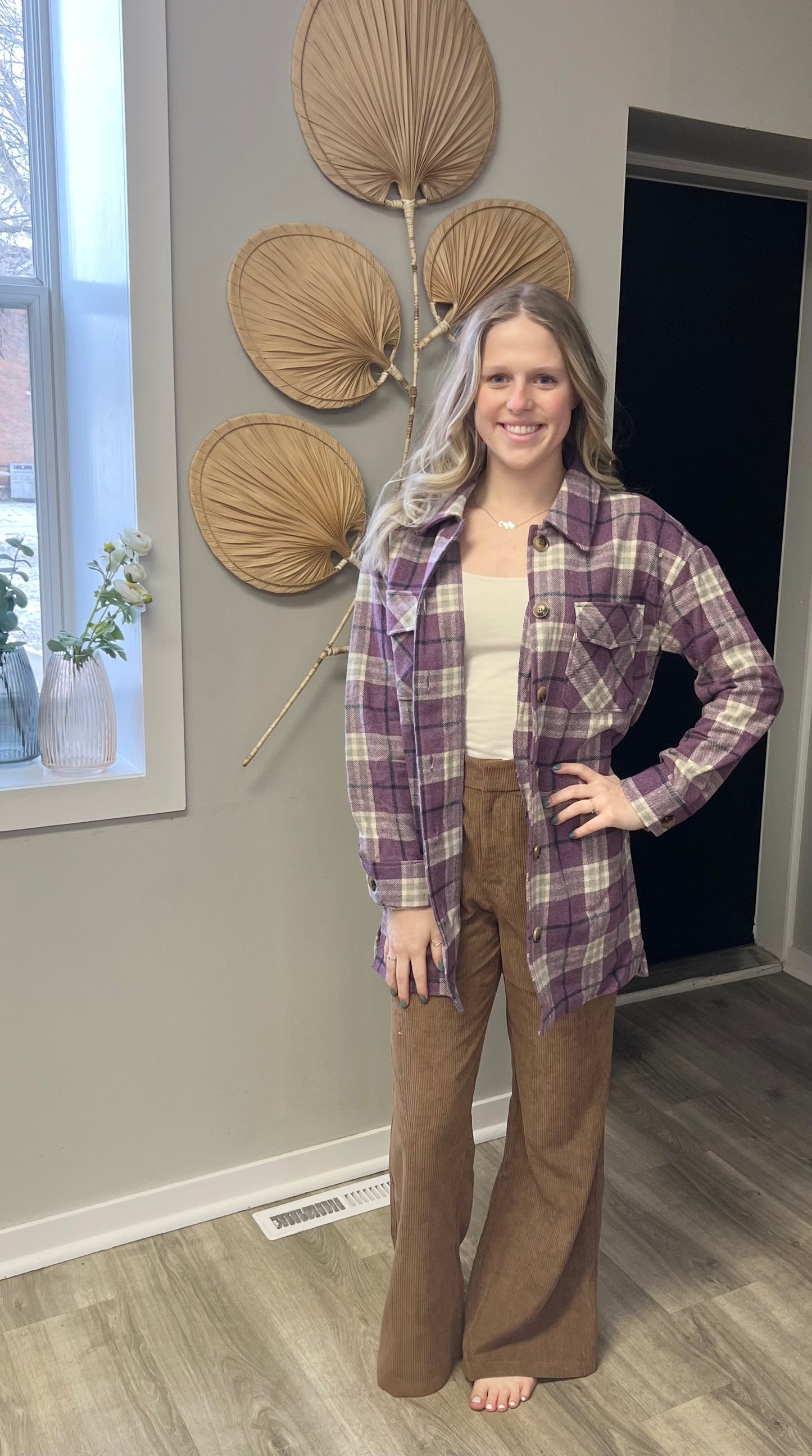 Perfectly Purple Flannel