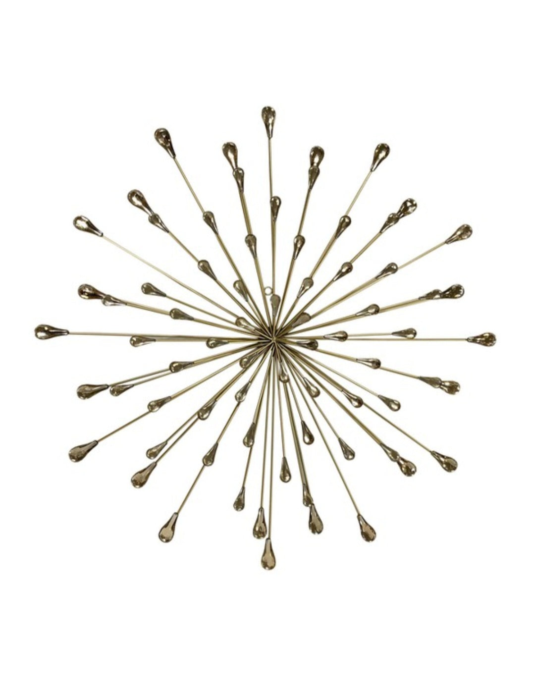 Large gold starburst wall art