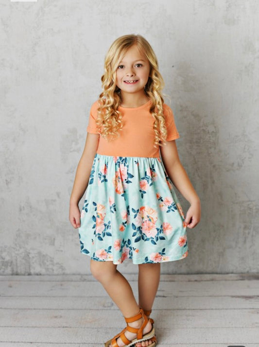 Kid floral dress