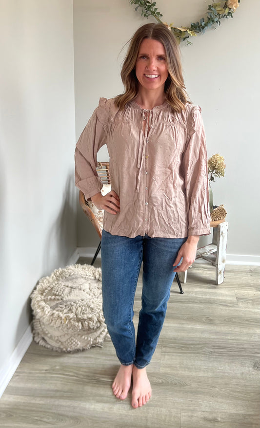 Grey-Purple Long Sleeve