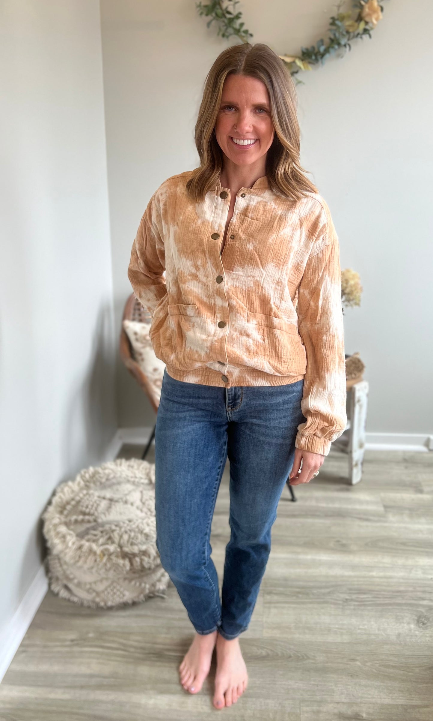 Tie Dye Button Up