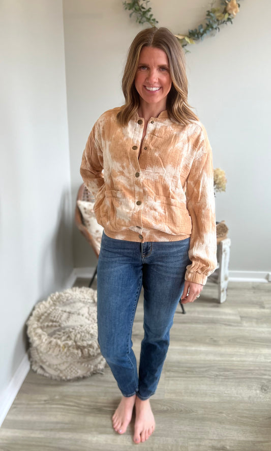 Tie Dye Button Up