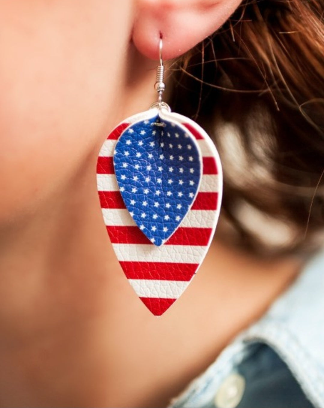 America earrings